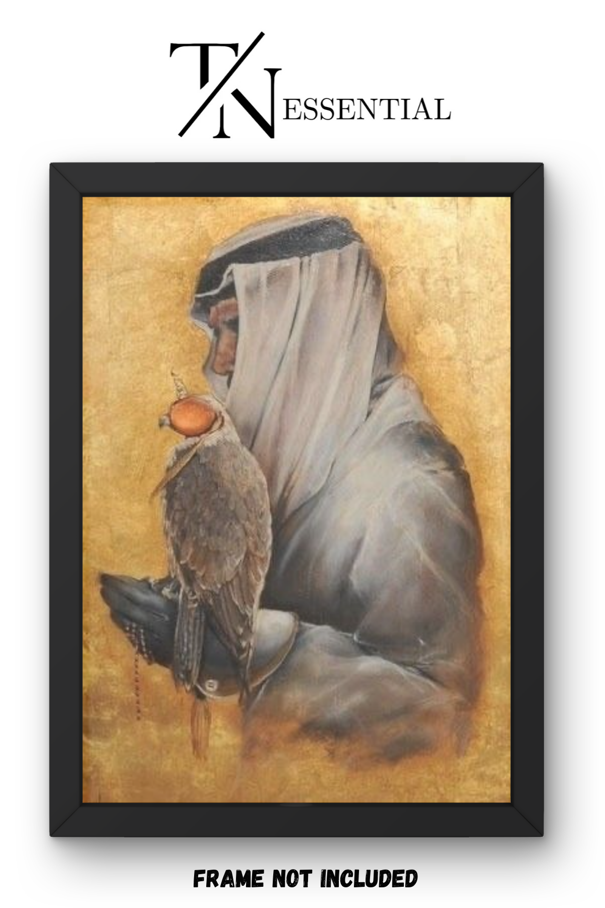 EMIRATI FALCONER TIMELESS CULTURE AND HONOR FALCON ART CANVAS POSTER