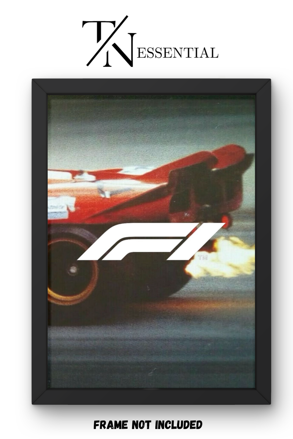 F1 PERFORMANCE IGNITION BLAZE HIGH SPEED RACING ENERGY CANVAS POSTER