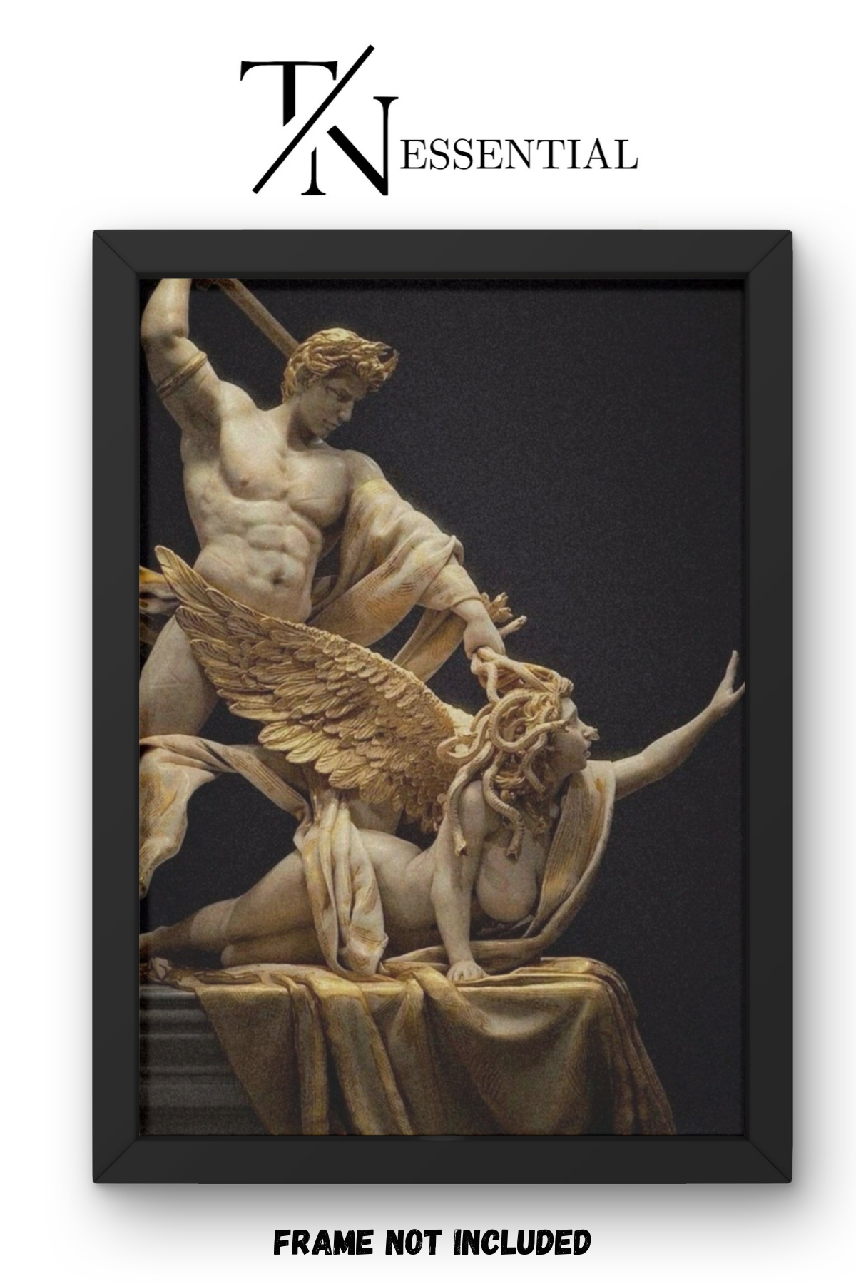 PERSEUS AND MEDUSA MYTHOLOGICAL VICTORY GREEK LEGEND CANVAS POSTER