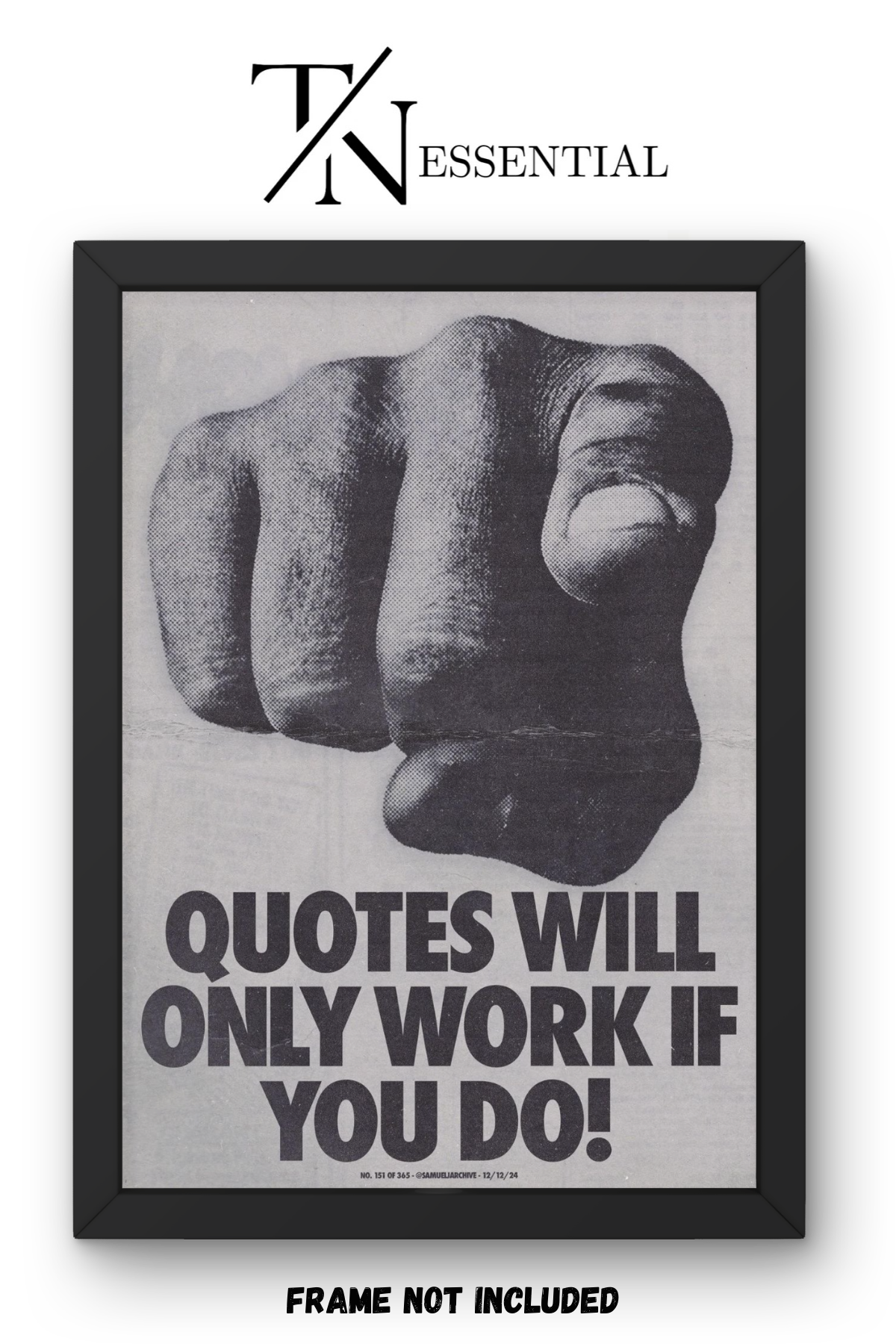 STOP READING START DOING MOTIVATIONAL CANVAS POSTER