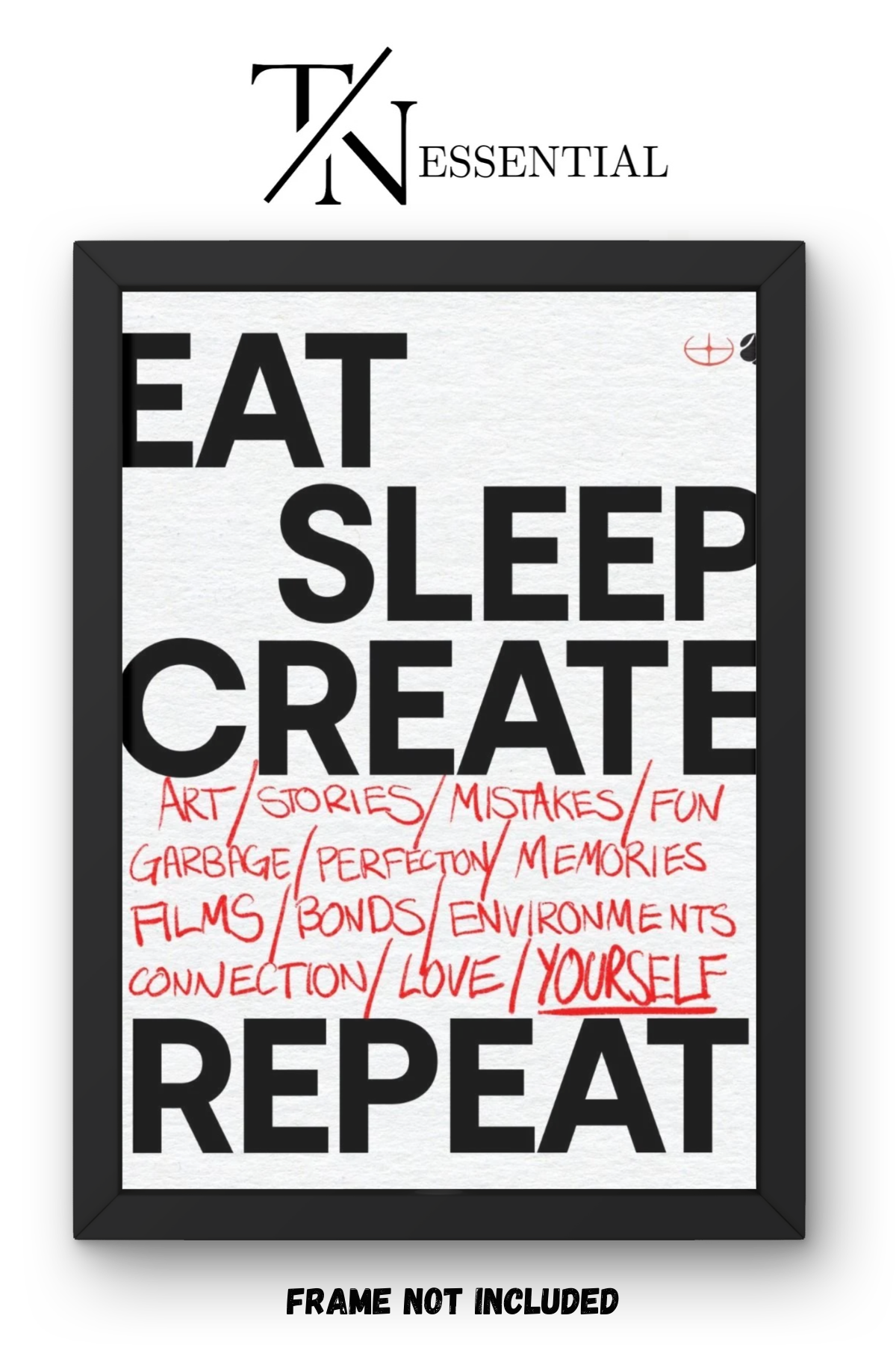 MODERN CREATOR MOTIVATION QUOTE CANVAS POSTER