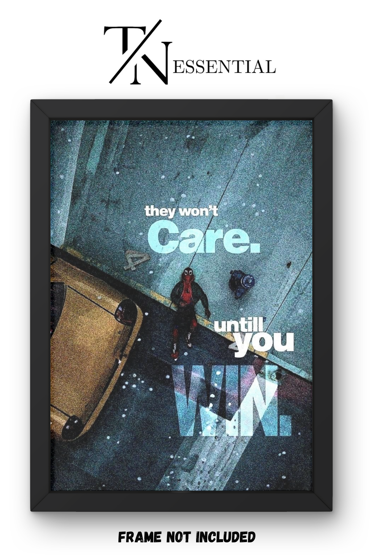 SPIDERMAN SUCCESS MINDSET AESTHETIC CANVAS POSTER