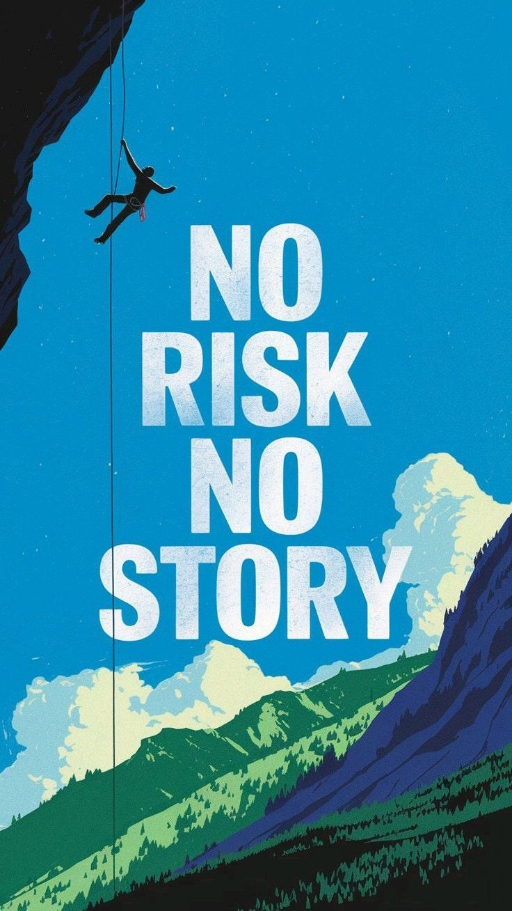 ROCK CLIMBING MOTIVATIONAL QUOTE CANVAS POSTER