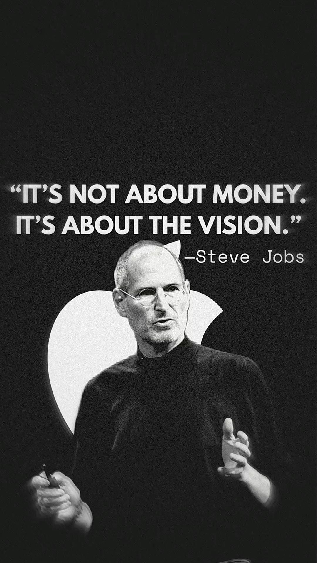 STEVE JOBS VISION QUOTE CANVAS POSTER