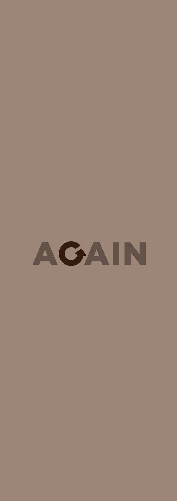 AGAIN MOTIVATION CANVAS POSTER