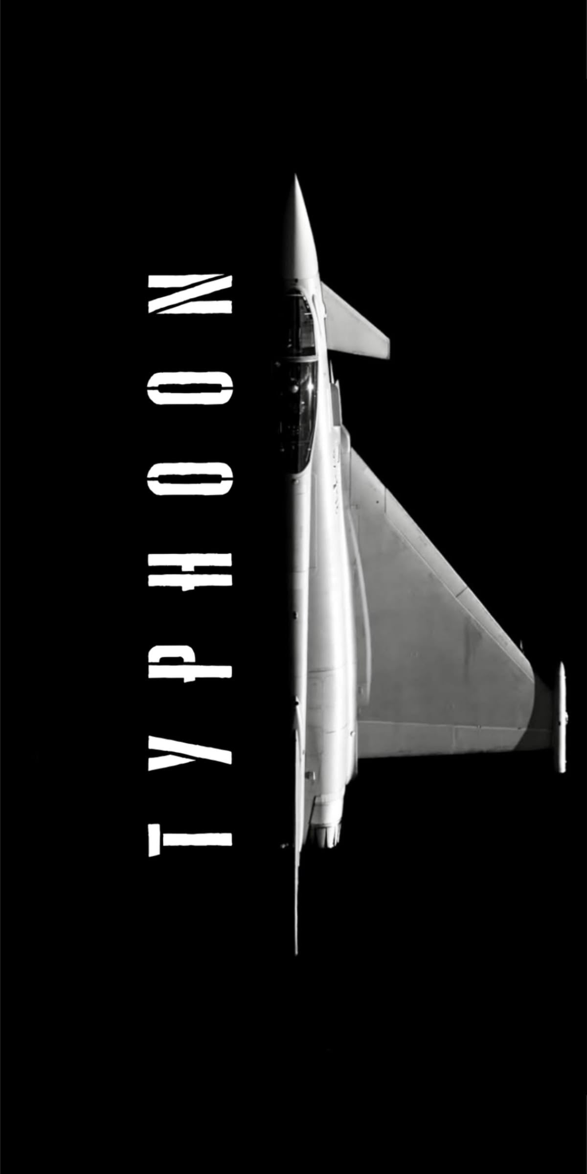 TYPHOON FIGHTER JET CANVAS POSTER