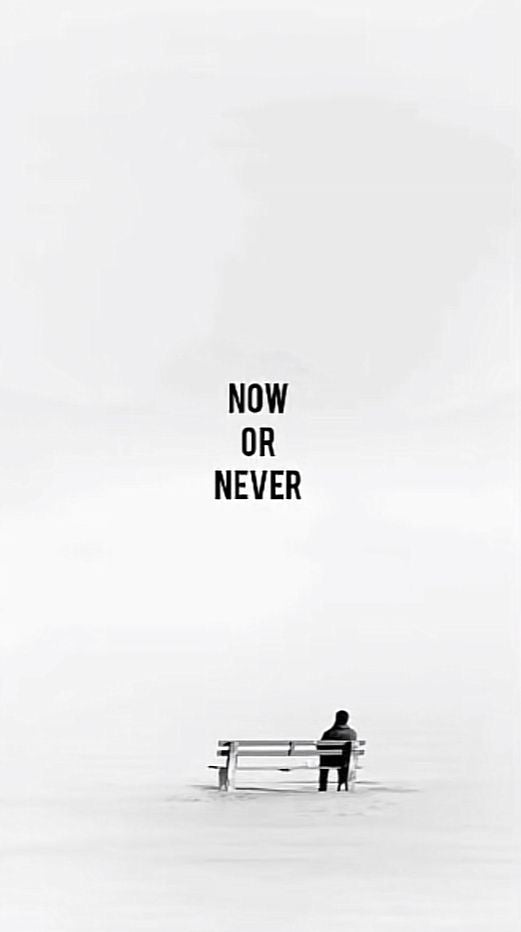 DECISION MOMENT QUOTE CANVAS POSTER