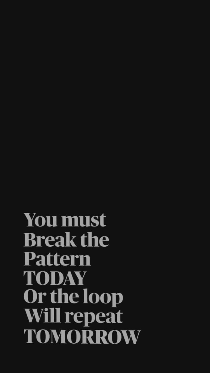 BREAK THE PATTERN CANVAS POSTER