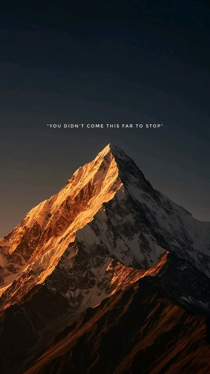 GOLDEN MOUNTAIN PEAK CANVAS POSTER
