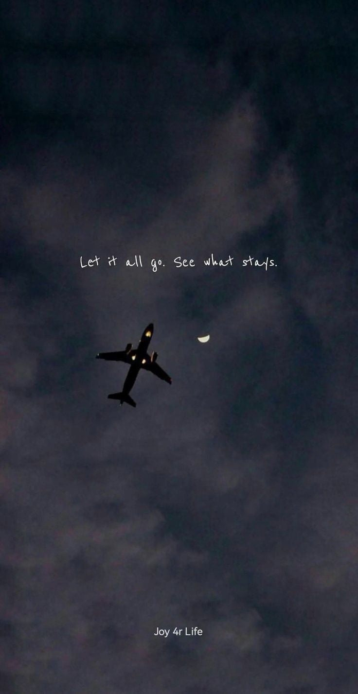 LET IT ALL GO CANVAS POSTER