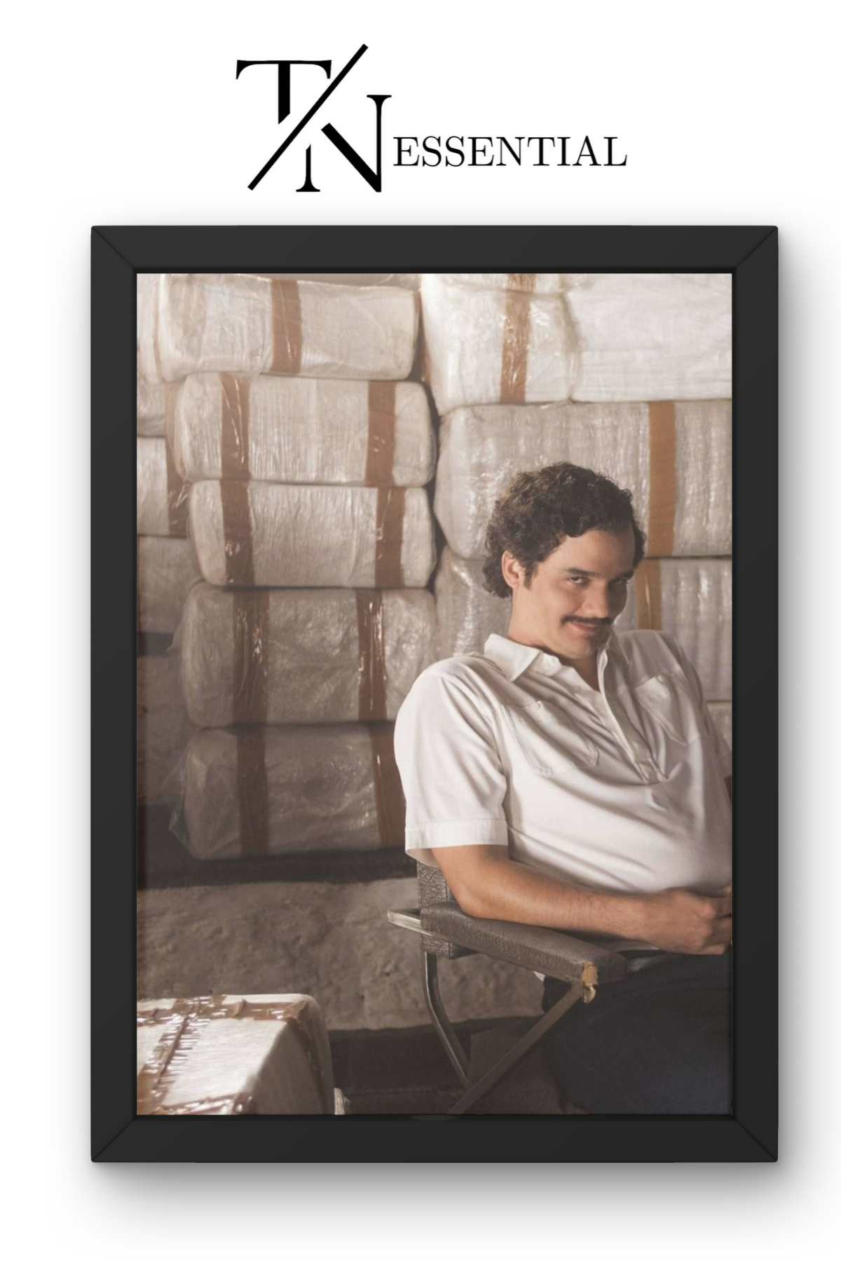 ICONIC PABLO ESCOBAR COCAINE EMPIRE CANVAS POSTER
