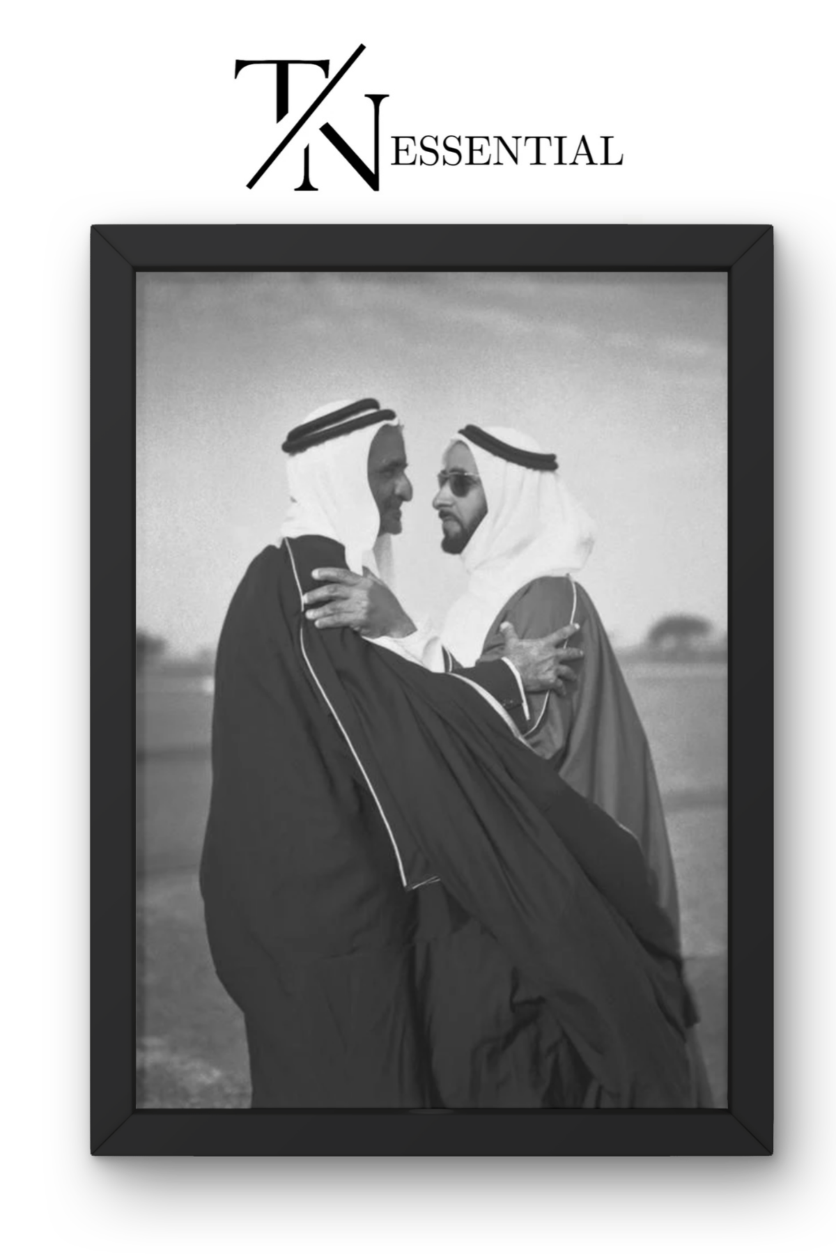 HH SHEIKH ZAYED BIN SULTAN AL NAHYAN HISTORIC LEGACY CANVAS POSTER