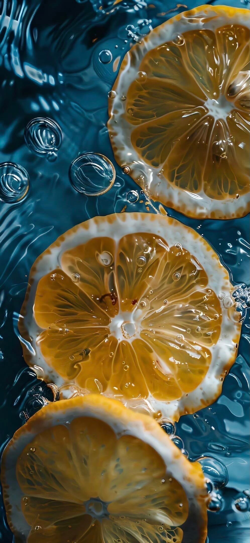 LEMON WATER REFRESH CANVAS POSTER