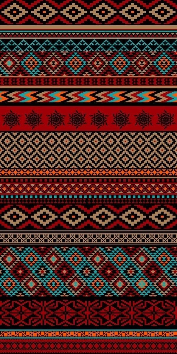 DESERT WEAVE COLORS CANVAS POSTER