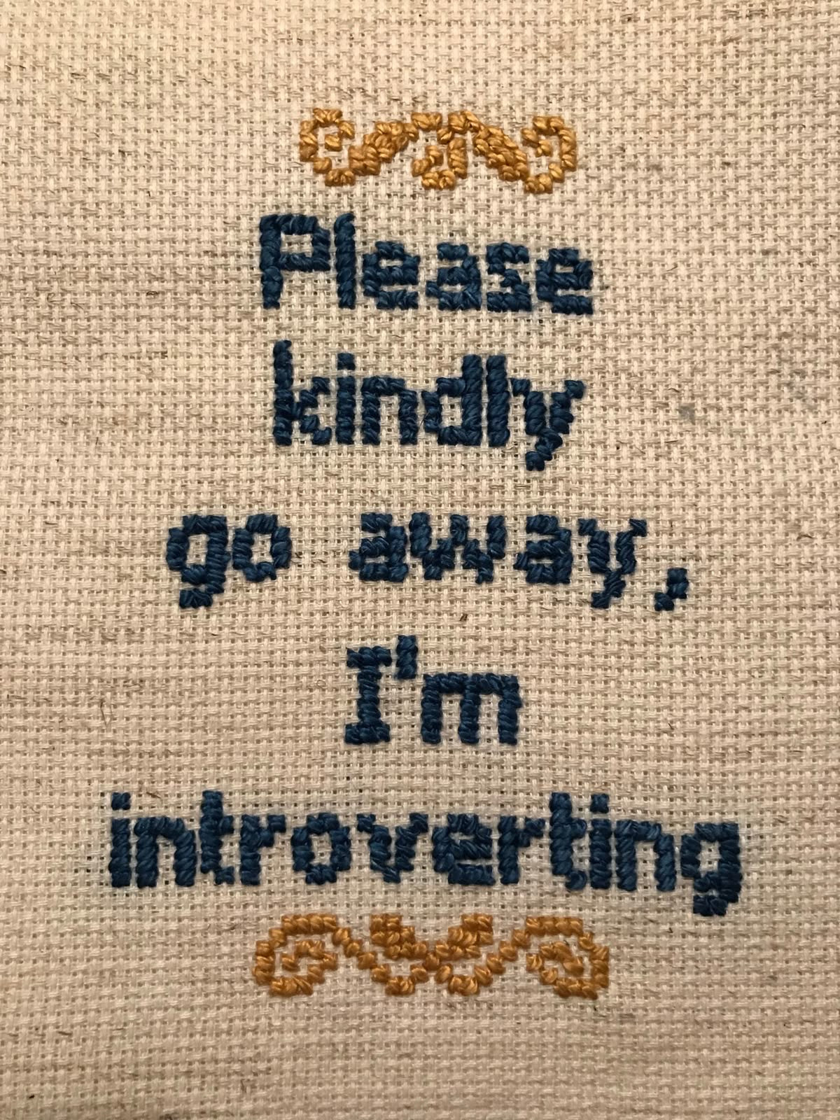 KINDLY GO AWAY CANVAS POSTER