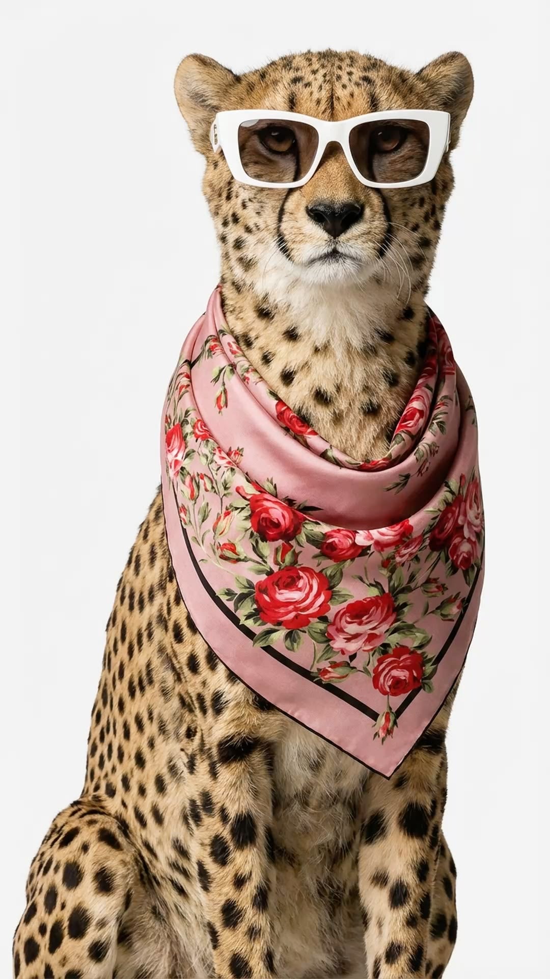 FASHION CHEETAH ATTITUDE CANVAS POSTER