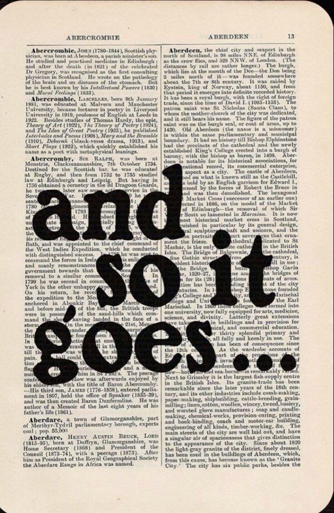 CLASSIC NOVEL PAGE CANVAS POSTER