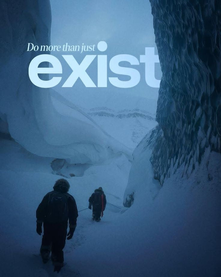 DO MORE THAN JUST EXIST MOTIVATIONAL CANVAS POSTER