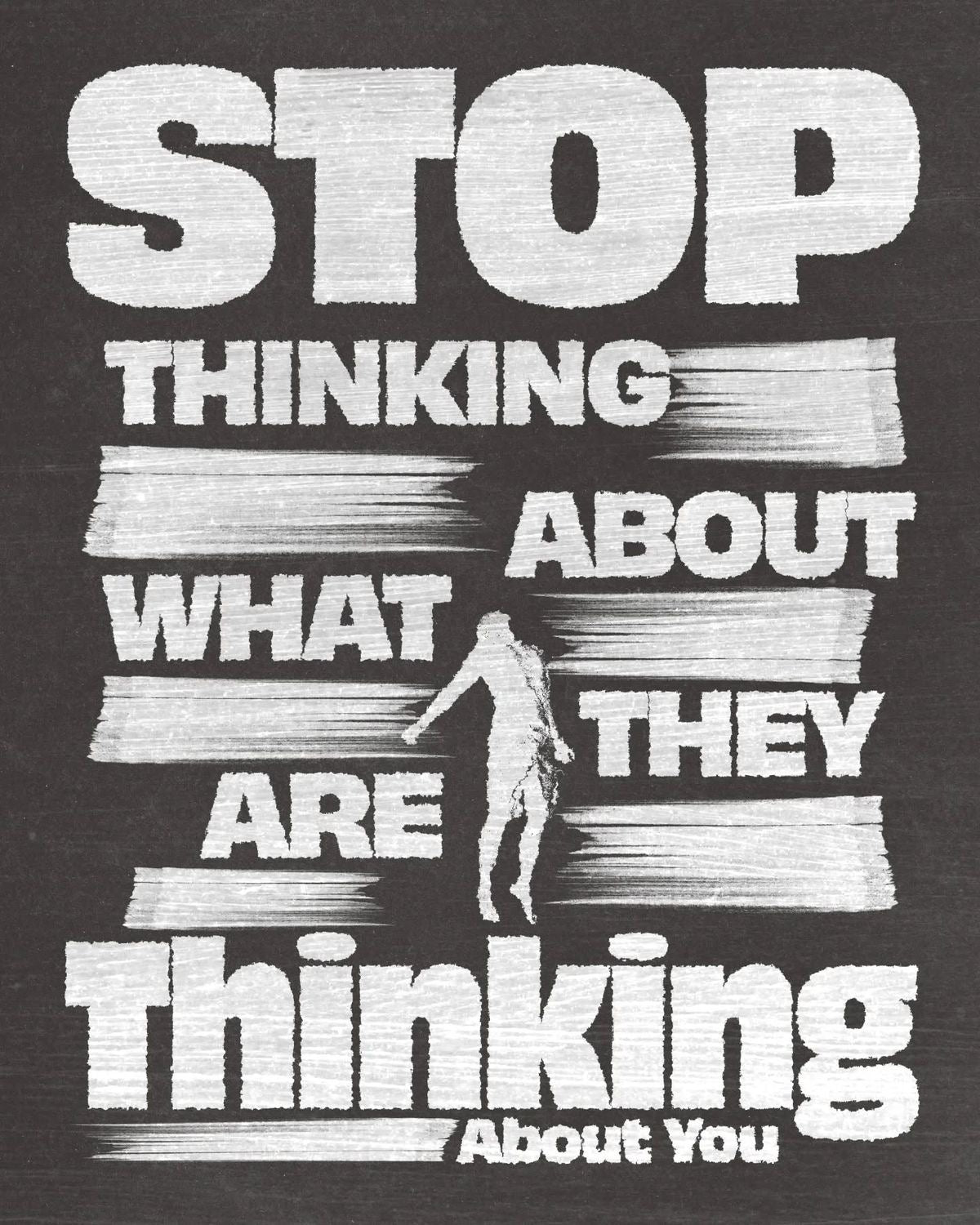SELF CONFIDENCE MINDSET QUOTE CANVAS POSTER