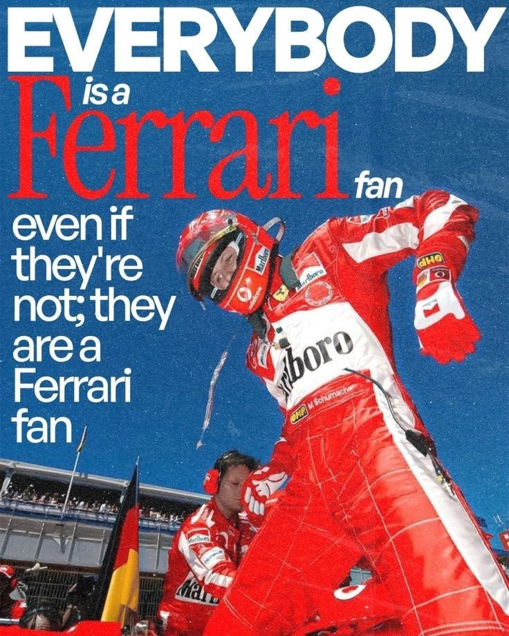 Vintage Ferrari Racing Legend Motorsport Canvas Poster