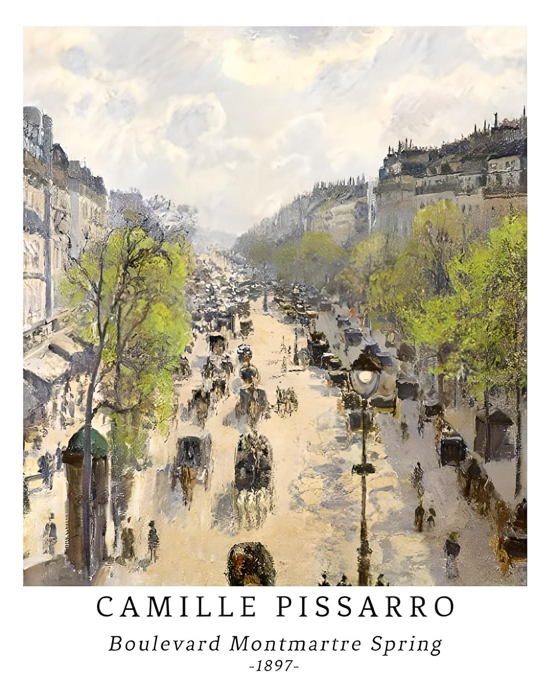 CAMILLIE PISSARRO PAINTING CANVAS POSTER