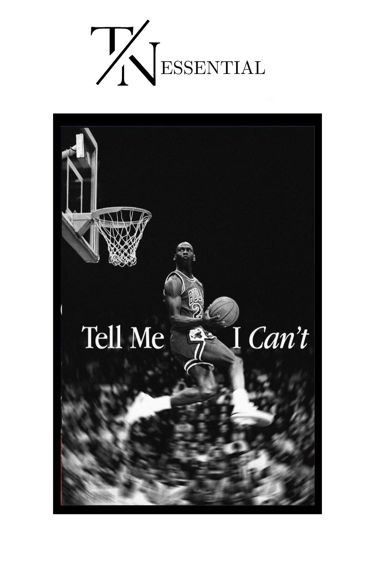 MICHEAL JORDAN MOTIVATIONAL CANVAS POSTER