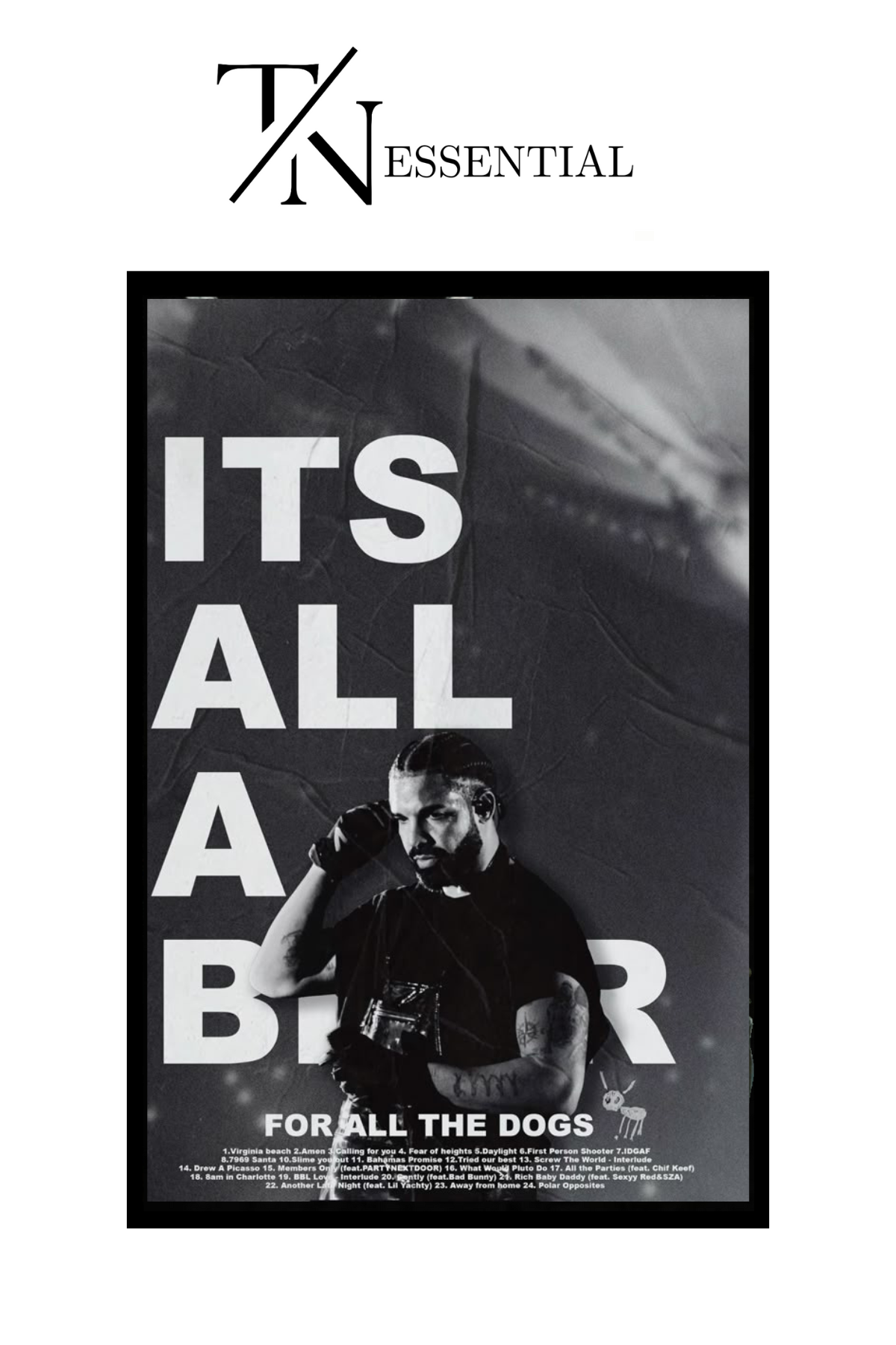 DRAKE CANVAS POSTER