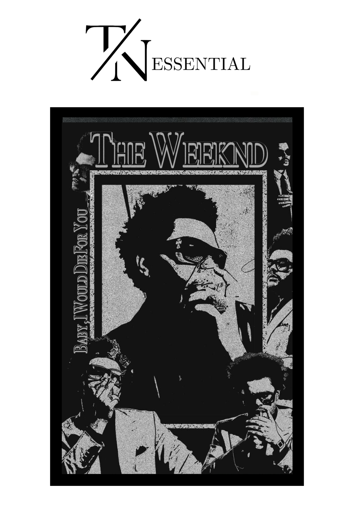 THE WEEKND CANVAS POSTER