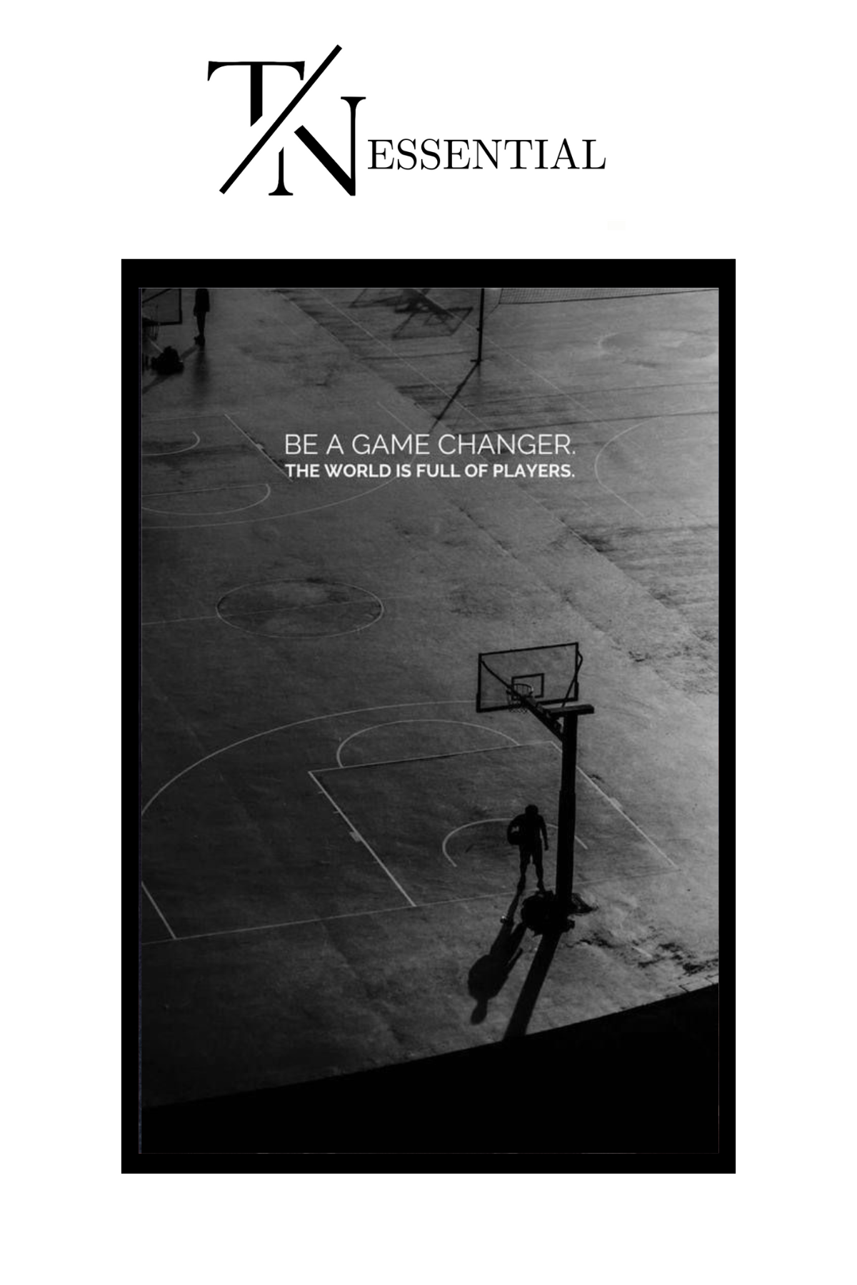 BASKETBALL MOTIVATIONAL CANVAS POSTER