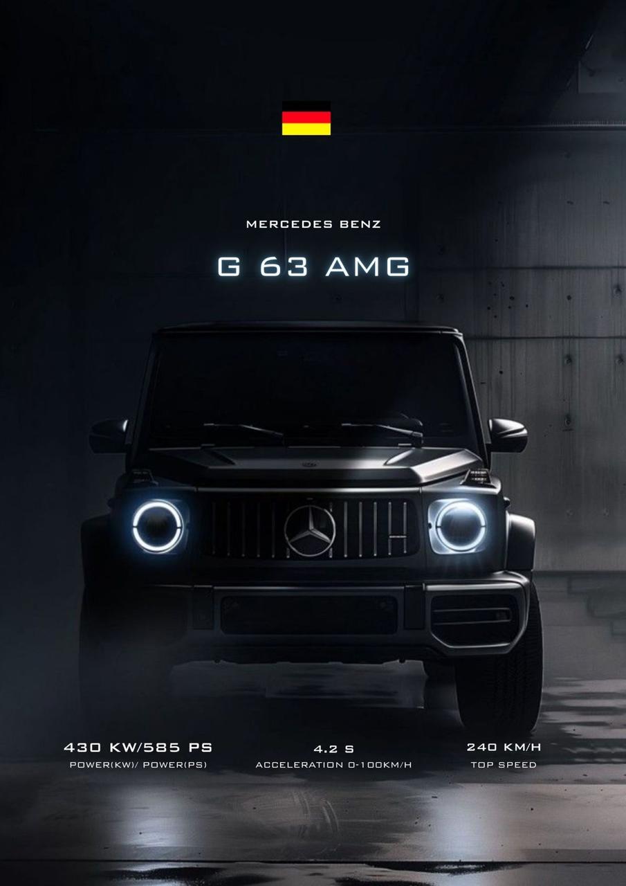 G 63 CANVAS POSTER