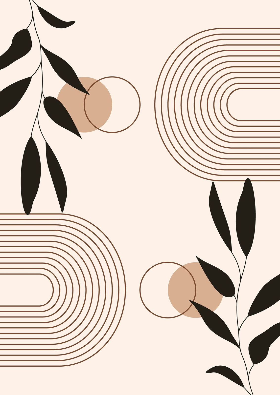 BOHEMIAN STYLED CANVAS POSTER