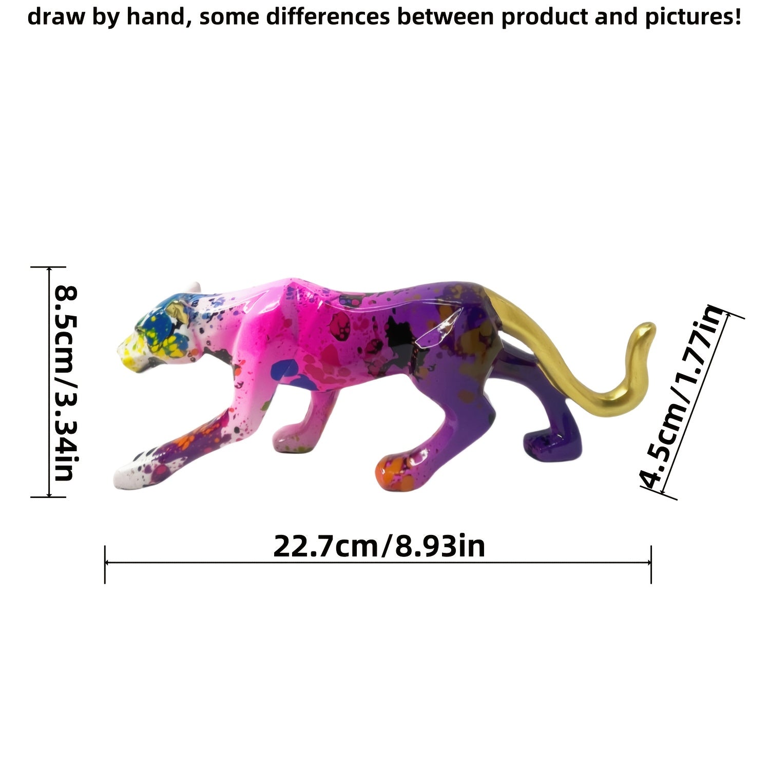 Tnessential Gradual Pink Purple Leopard 3D Decor