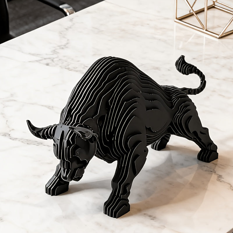 Tnessential Decorative Bull Statue 3D Decor