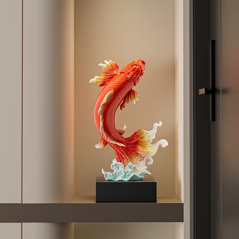 Tnessential Creative Animal Statue Ornament in the Shape of a Leaping 3D Decor