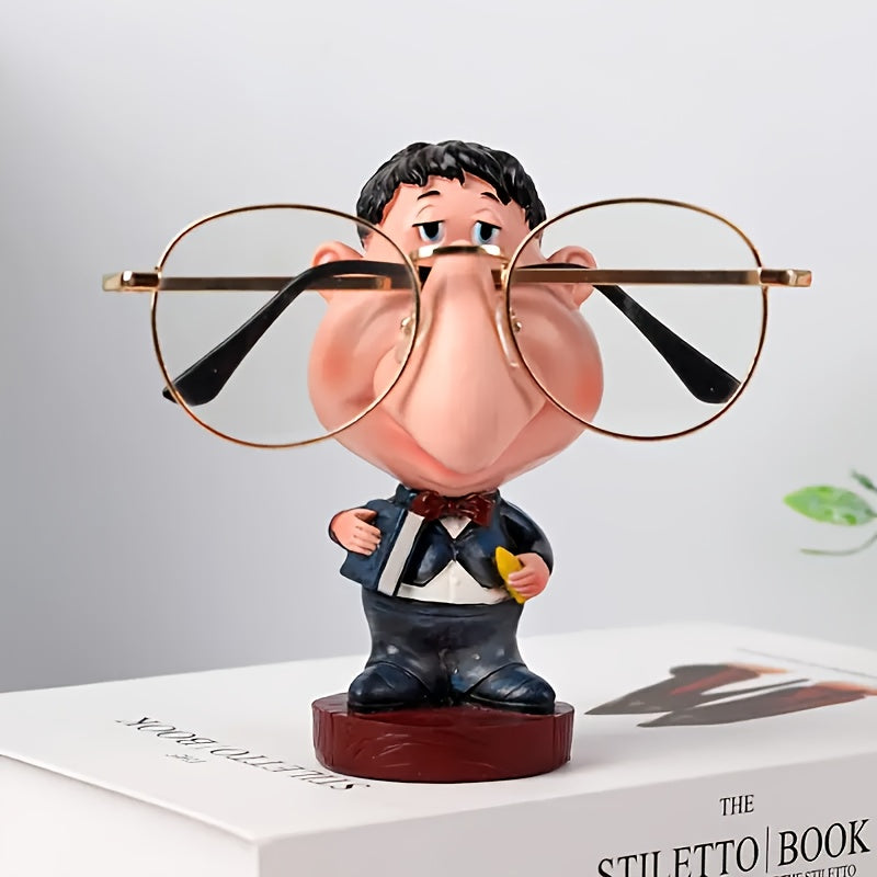 Tnessential Collectible Figurines 1pc Cute Teacher Glasses Holder Stand 3D Decor