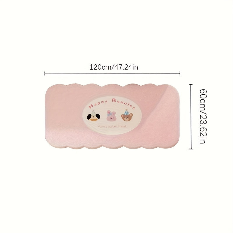 PINK IRREGULAR 3 RUG view 4