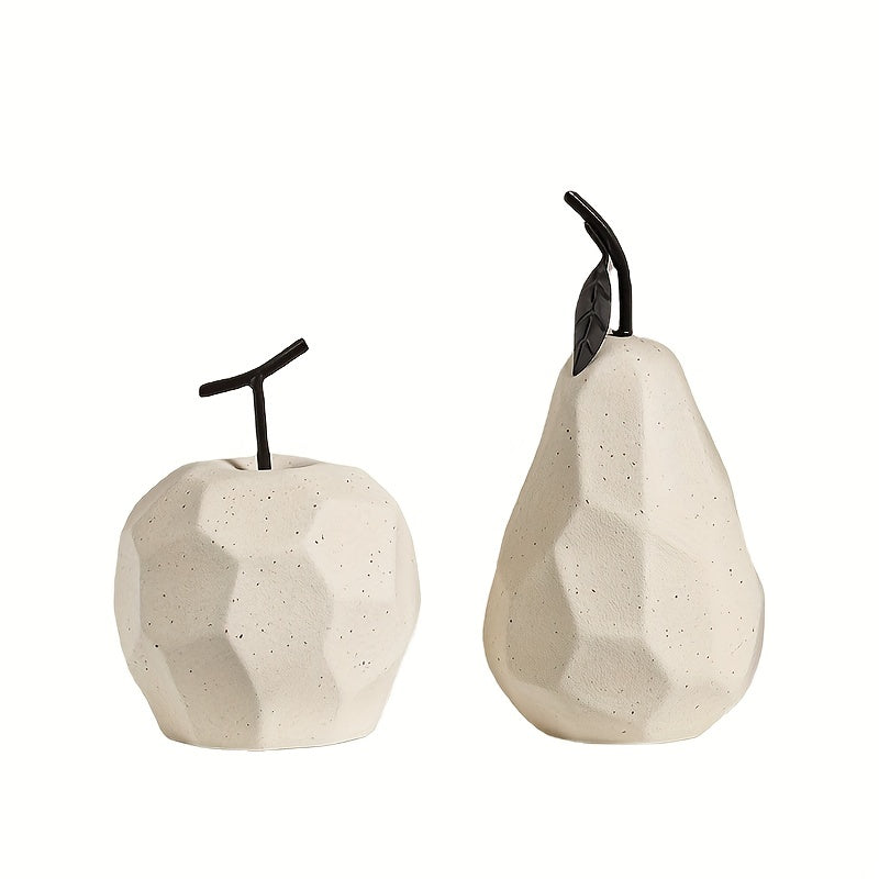 Tnessential Modern Clay Fruit Figurine 3D Decor