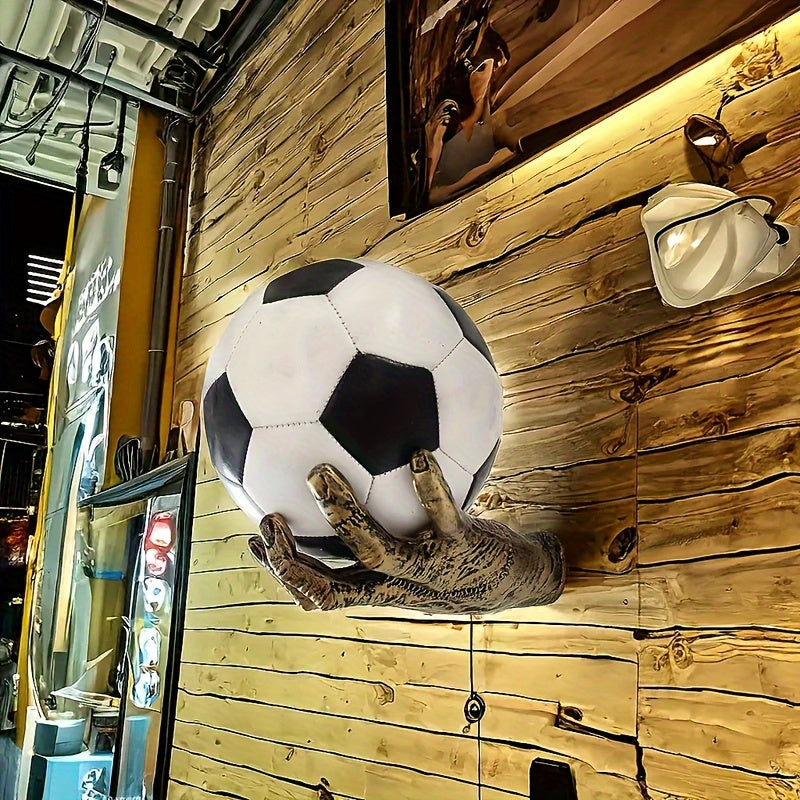 Tnessential Wall-mounted Sports Ball Display Rack 3D Decor
