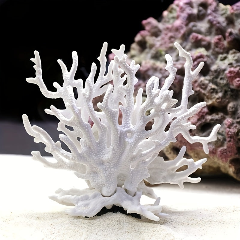 Tnessential U002f3pcs Multi-color Ocean Decorative Coral 3D Decor