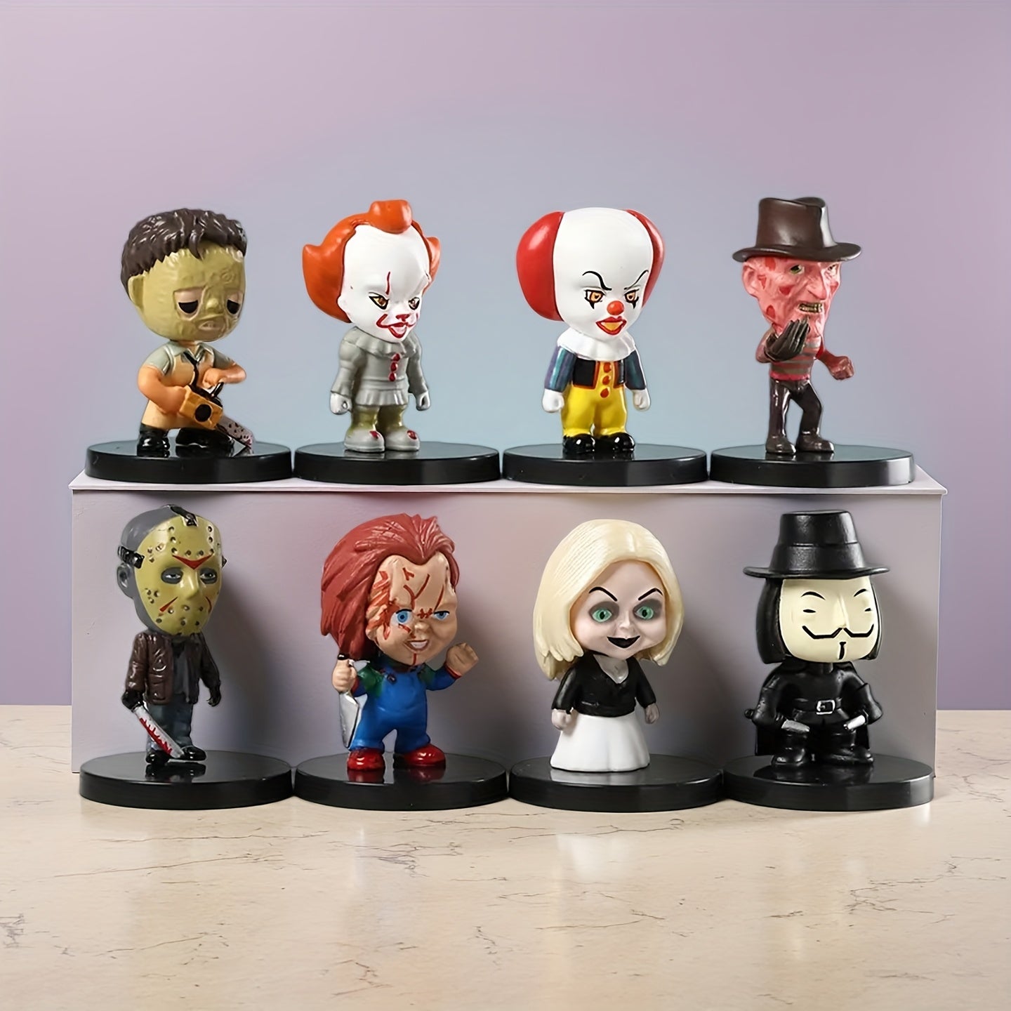 Tnessential Horror Movie Figure Dolls Collectors 3D Decor