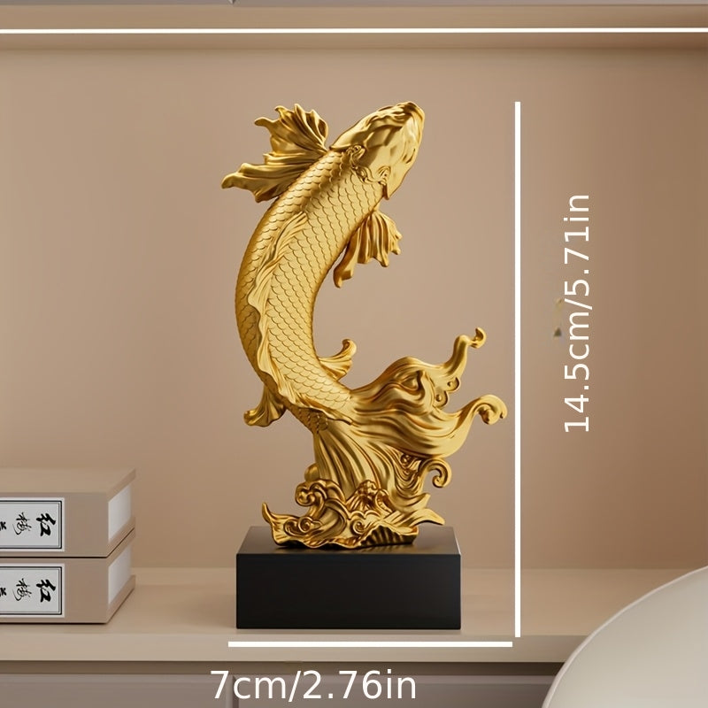 Tnessential Creative Arowana Sculpture Ornament 3D Decor