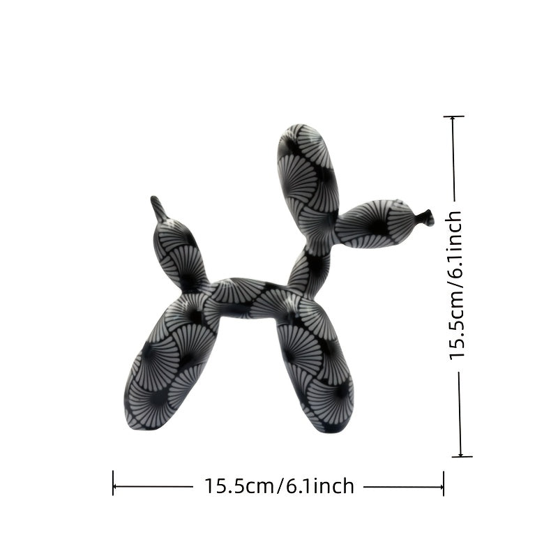 Tnessential Charming Balloon Dog Sculpture 3D Decor