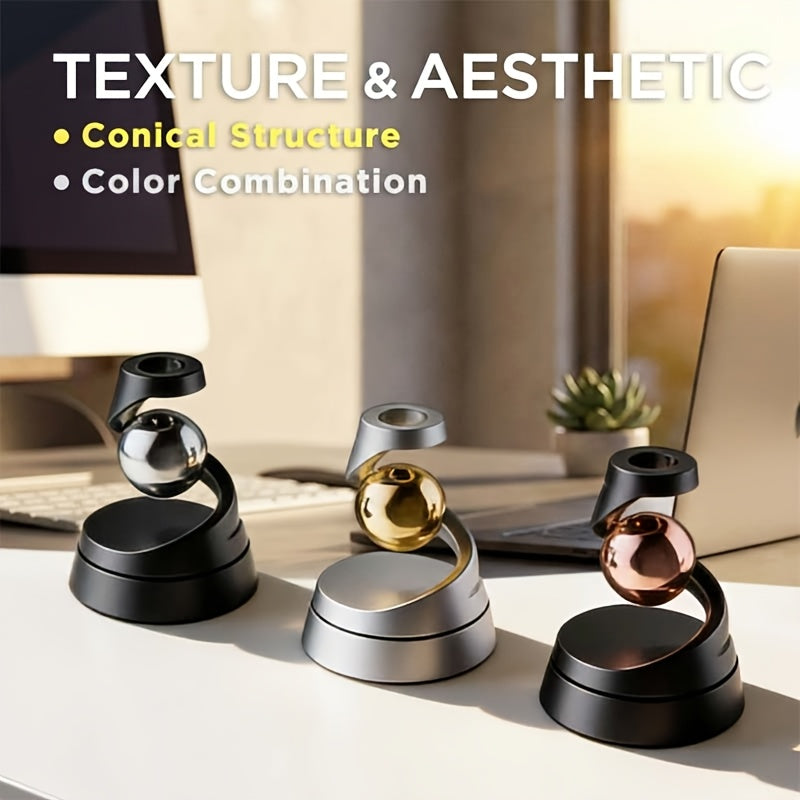 Tnessential Kinetic Desk Toy with Visual Illusion Effect 3D Decor
