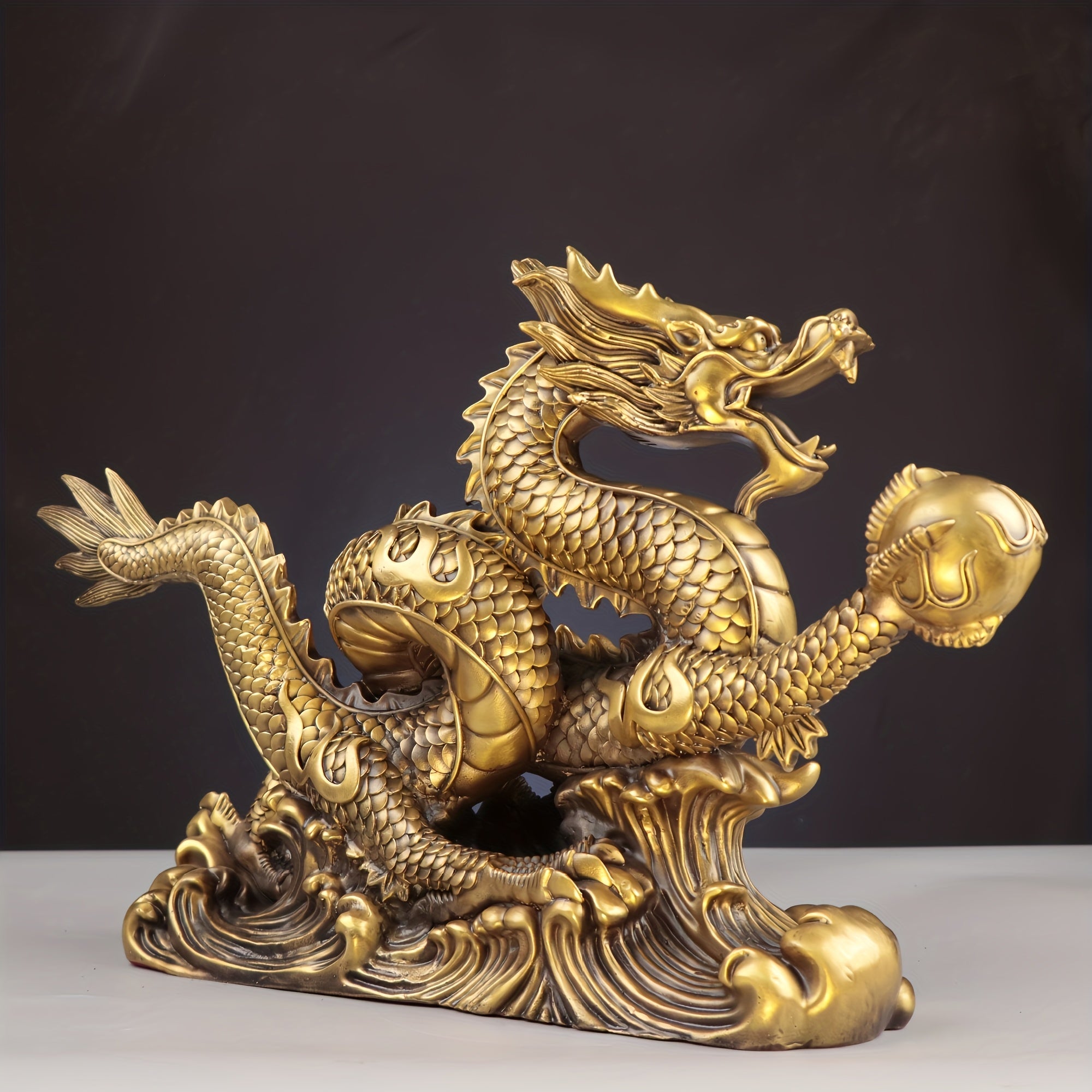 Tnessential Statue Ornament & Collectible Figurines Dragon Figurines 3D Decor