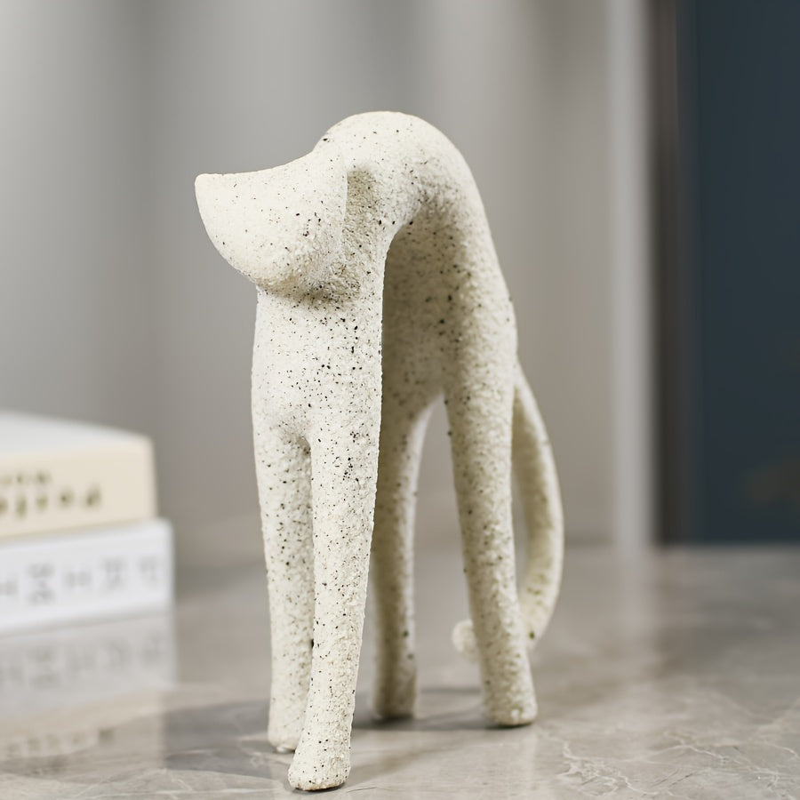 Tnessential Abstract Cat Figurines 3D Decor