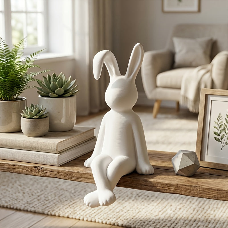 Tnessential One Creative Cute Healing Animal Figurine: Charming Sitting 3D Decor