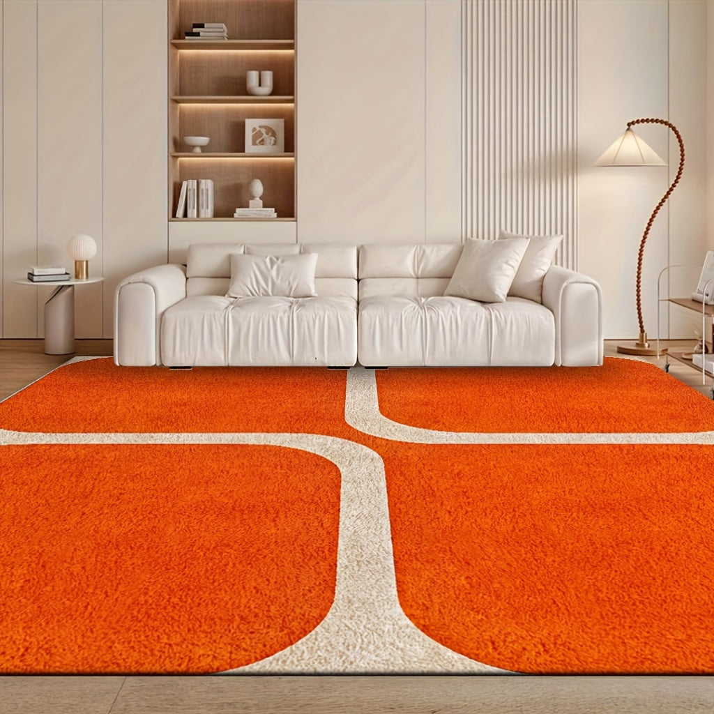 ORANGE NORDIC RUG view 6