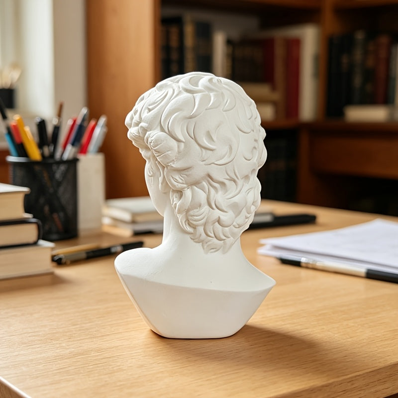 Tnessential Modern Minimalist David Bust Statue 3D Decor