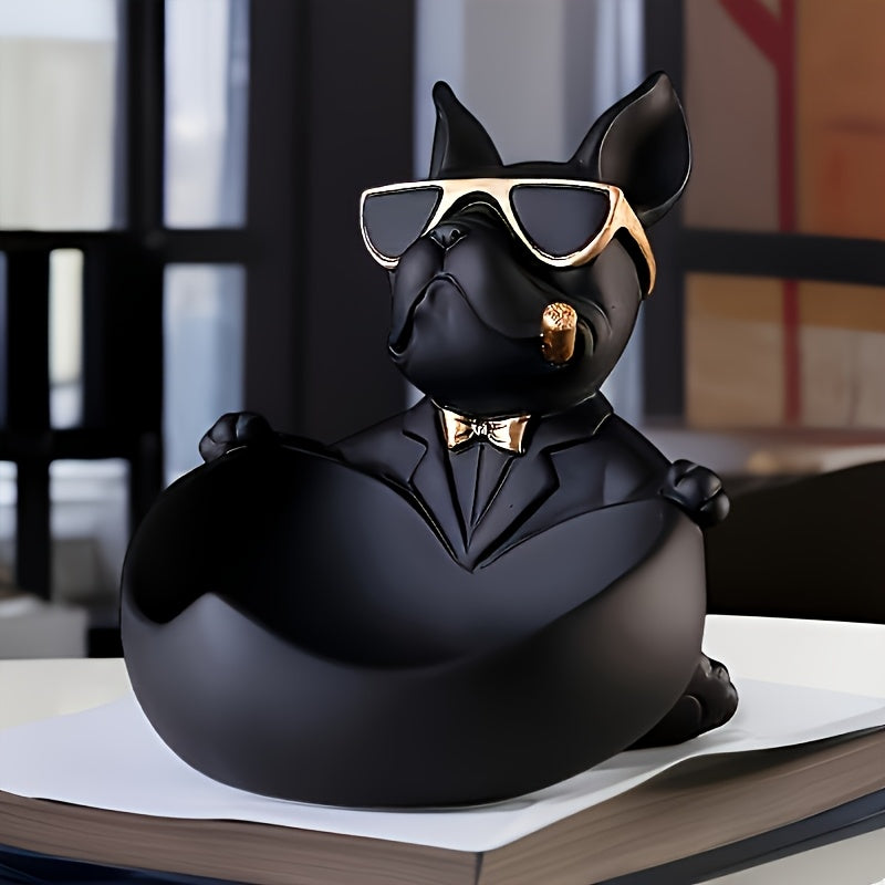 Tnessential Large Storage Decorative Statue of a French Bulldog 3D Decor