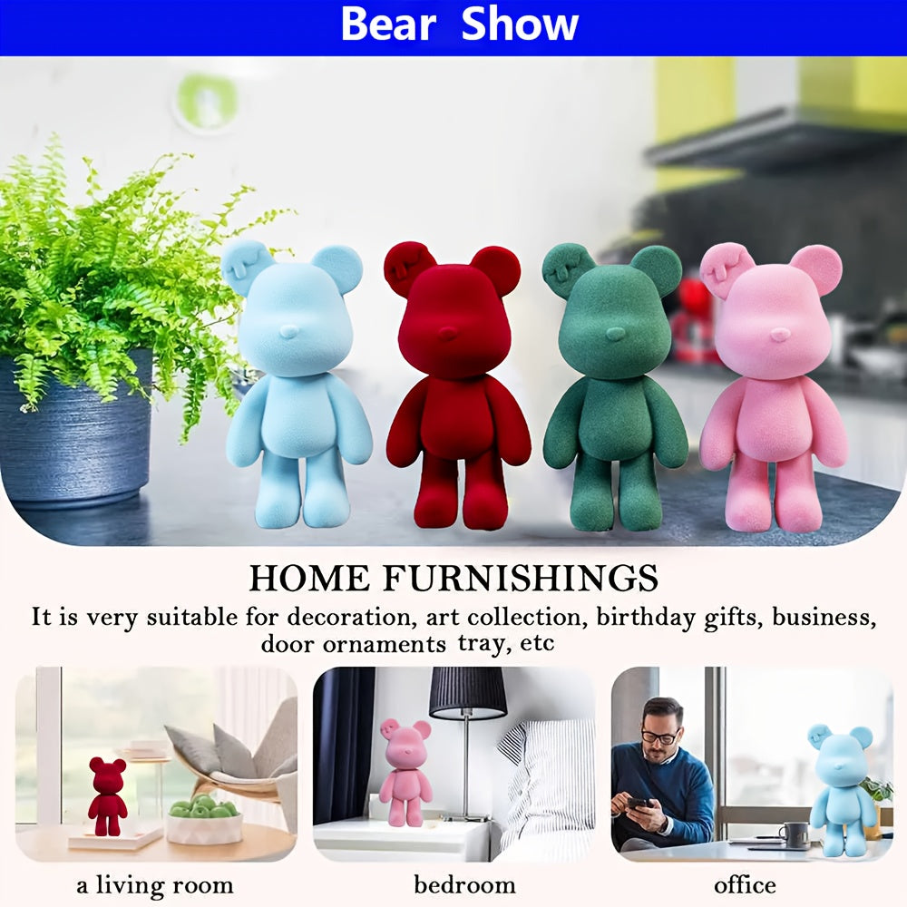 Tnessential Bear Decorative Resin Sculpture for 3D Decor